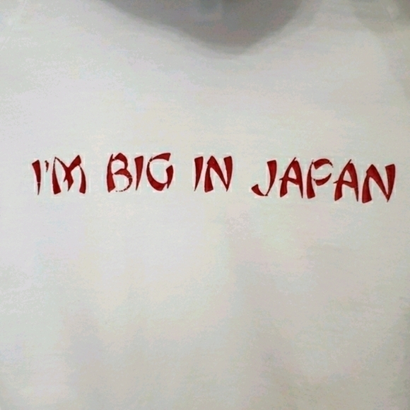 American Apparel Y2K I'm Big In Japan Graphic Hoodie, White, Sz S - Picture 10 of 10
